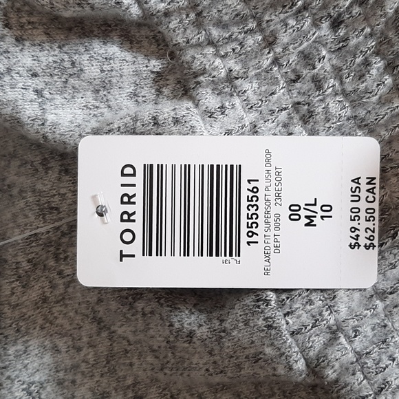 Torrid Plush Smocked Bottom Sweatshirt - Picture 7 of 8